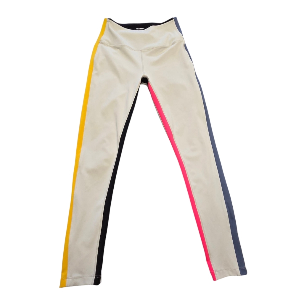 Splits59 Leggings Sam High Waist Techflex 7/8 Pants White Colorblock Medium - Picture 4 of 8